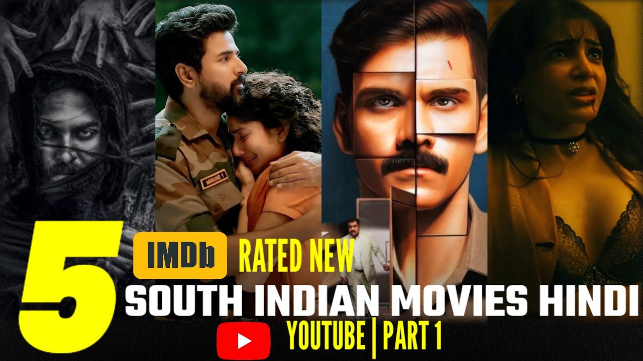 Top 5 Highest Rated South Indian Hindi Dubbed Movies On IMDB 2024 ...