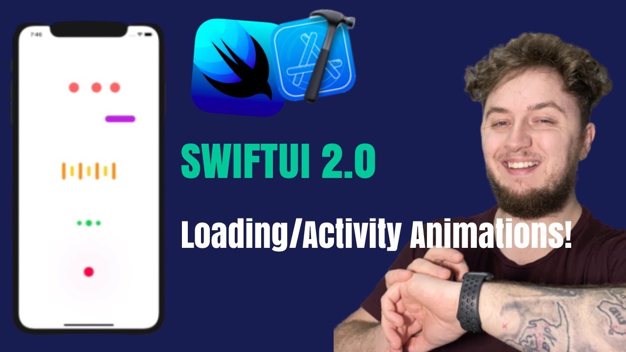 SwiftUI 2.0 Tutorial - How to create a Loading/Activity Animations using Xcode 12 Part 3