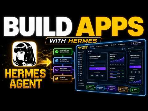New Hermes Agent app builder is INSANE!
