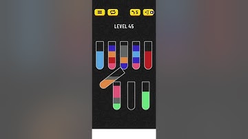 water sort puzzle level 45 solution