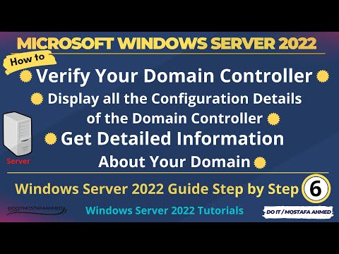 Windows Server 2022 . How to Verify Your Domain Controller
