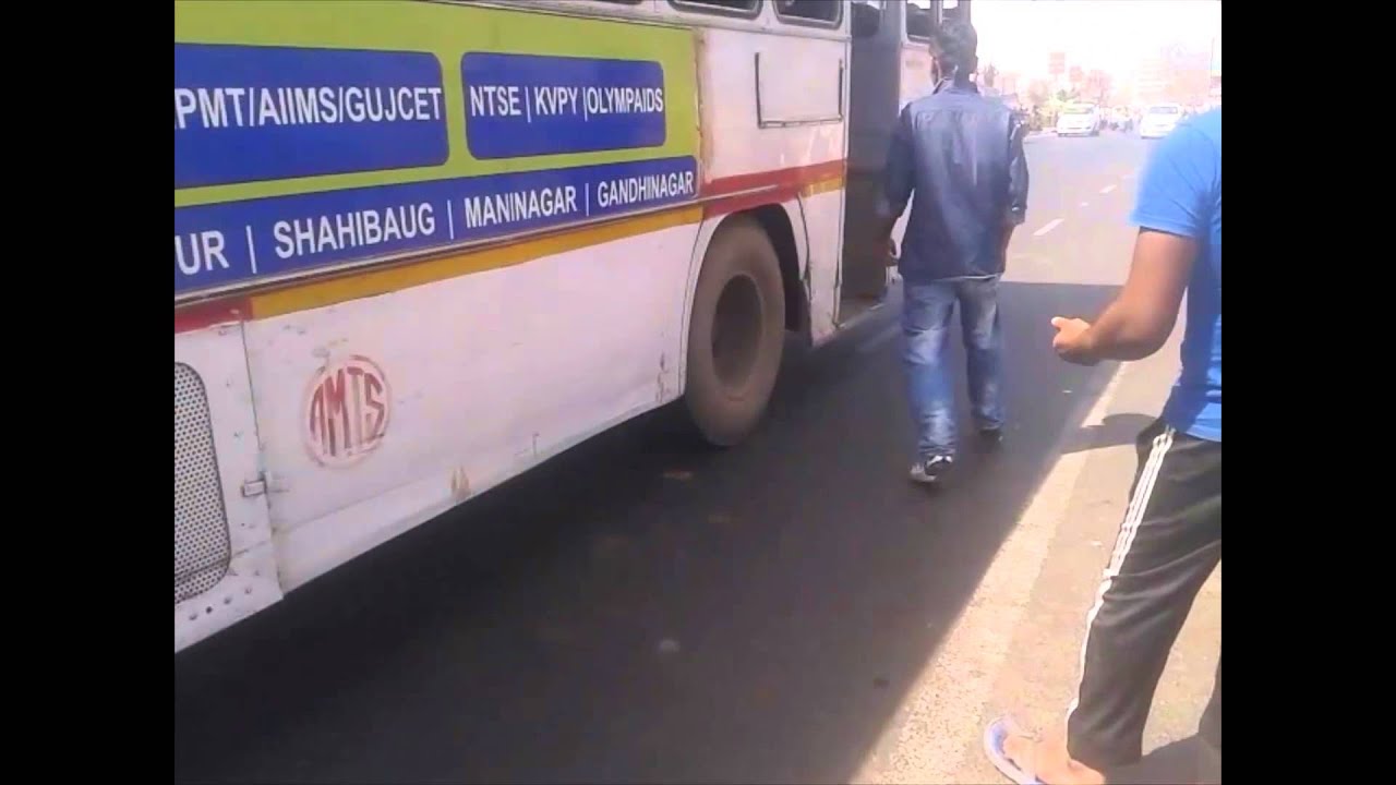 Prank on bus stop  AMTS  # Ahmedabad :D Prank in India..