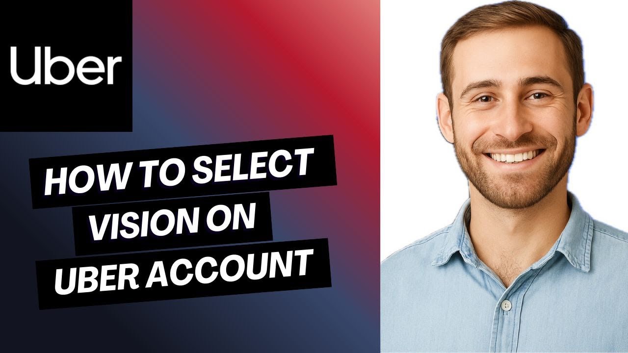 Как выбрать услугу помощи при проблемах со зрением в учетной записи Uber