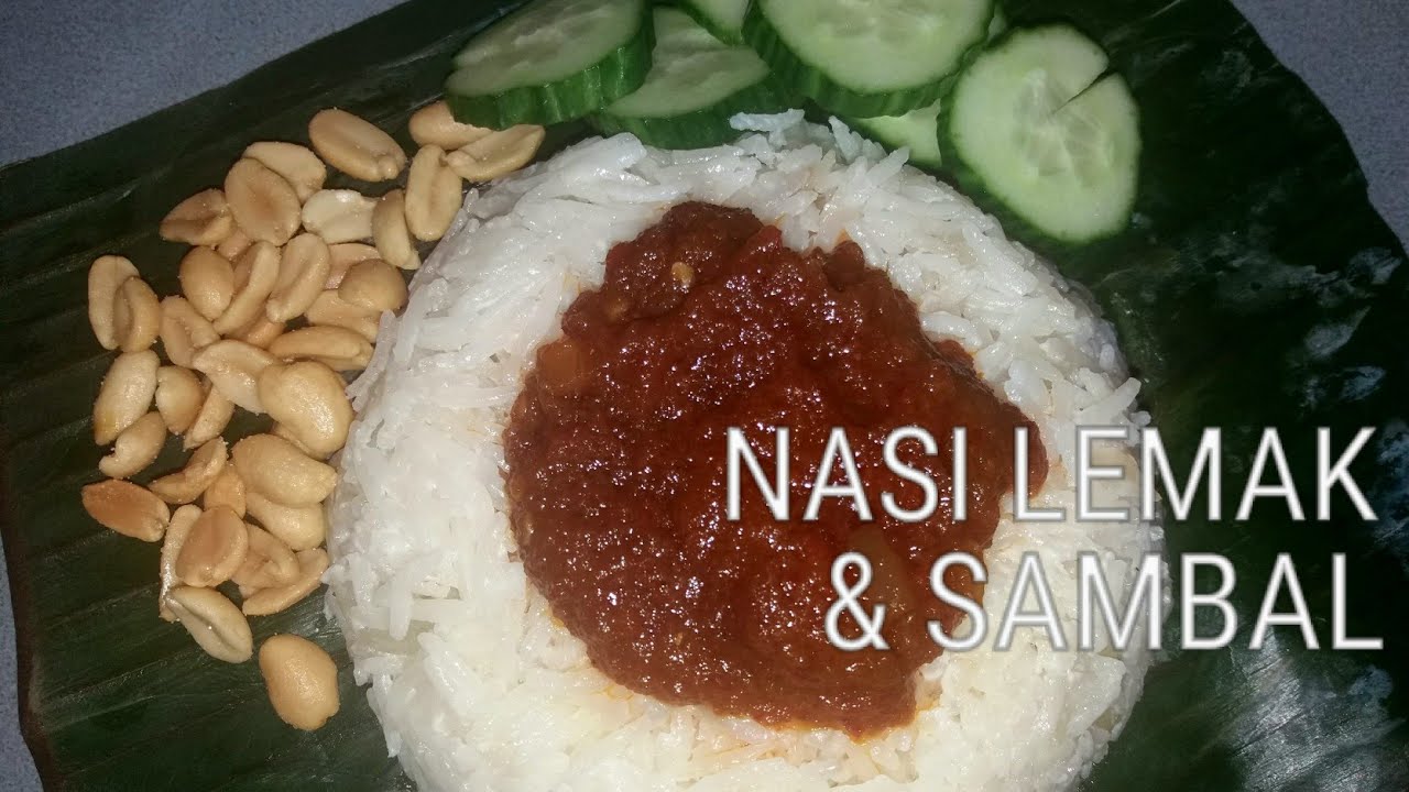 Simple sambal nasi lemak Authentic Nasi