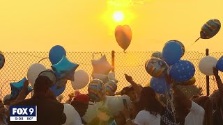 Family releases balloons to remember boy killed in Brooklyn Center crash | FOX 9 screenshot 5