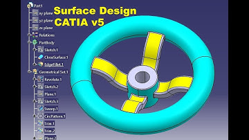 How to create a mechanical part using CATIA Generative Shape Design and Part Design 65