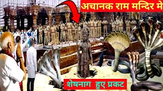 राम मंदिर में आखिर ऐसा क्या हुआ कि हजारों की संख्या में शेषनाग जमीन फाड़ बहार आ रहे हैं #ram #viral
