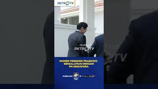 Momen Prabowo Bersalaman dengan PM Singapura #shorts Momen Prabowo Bersalaman dengan PM Singapura #shorts