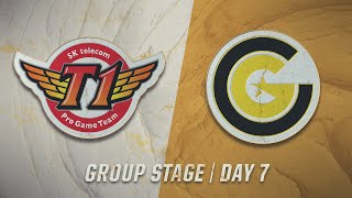 SKT vs CG|Worlds 2019 Group Stage Day 7 Game 5