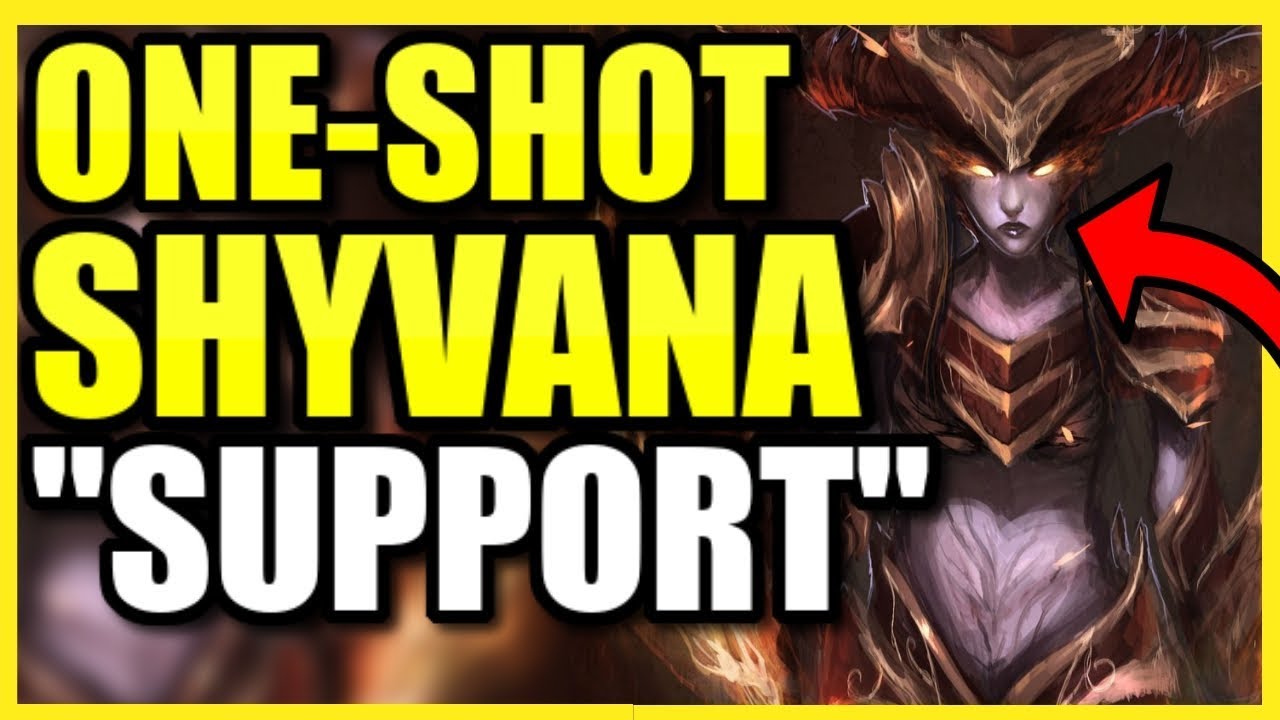 ONE E = ONE KILL! FULL AP SHYVANA "SUPPORT" IS INSANELY OP (no seriously). | Shyvana "Support"