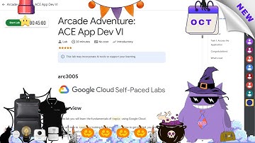 Arcade Adventure: ACE App Dev VI | #2025 | #arc3005 |#qwiklabs |#Solution