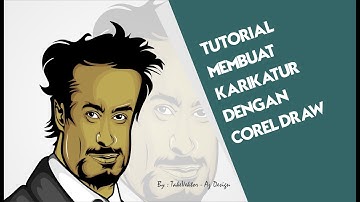Tutorial Membuat Karikatur Dengan Corel Draw ( Toni Stark ) by takevektor