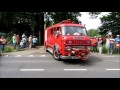 brandweervoertuigen optocht in Bilthoven i.v.m 100 jarige bestaan van brandweer Bilthoven