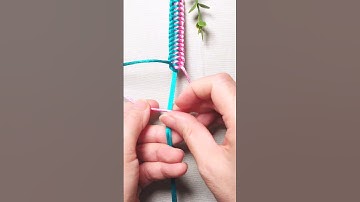 How to make simple Bracelet pulsera #diy #crafts #handmade#tutorial#friendshipbracelet #shortsvideo