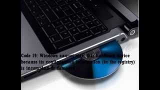 A Code 19 error is caused by one or more issues with parts of the Windows Registry CD/DVD