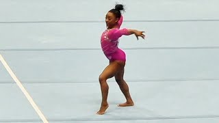 Simone Biles brings back the Triple Double 🔥 14,800 Floor -  US Core Classics 2024