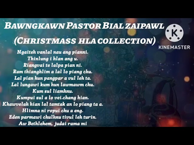 Bawngkawn Pastor Bial zaipawl ( Christmas hla collection) class=