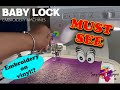 Embroidery ON VINYL!? Baby Lock Visionary Video Tutorial MUST SEE