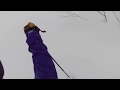 2013.2.11 asahidake旭岳 BURTON Cheetah VECTOR GLIDE Genius attach a contour roam to helmet
