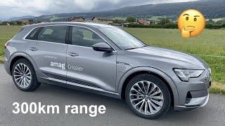 Audi etron 50 real life range test  Is it good?