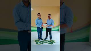 Employee Gets Rewarded By Dtc Group For The Hard Work Put Behind Closing The Sales. 9836527860