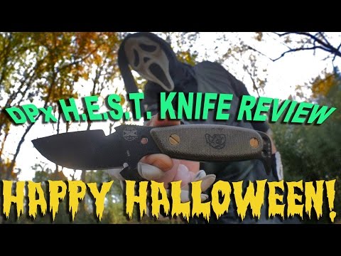 A Halloween Special Knife Review: The Original DPx HEST Fixed Blade Survival Knife.