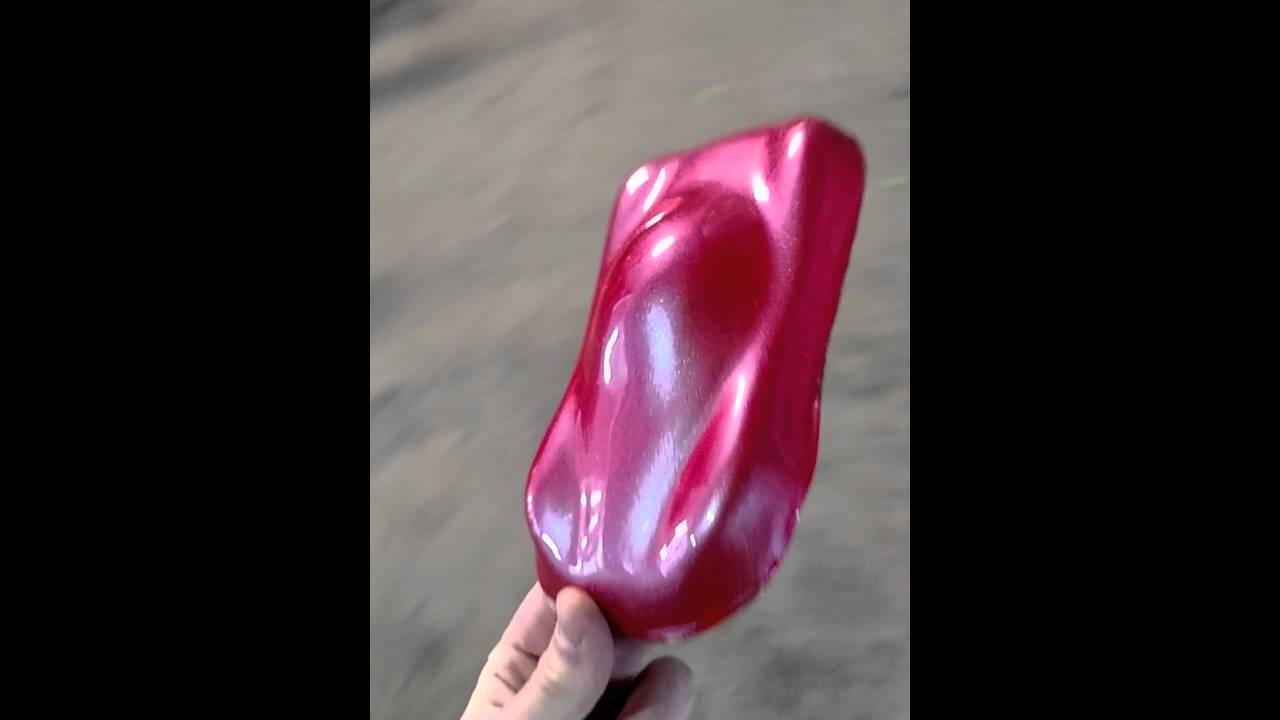 Alpha Pigments Contusion Colorshift over a bright red base