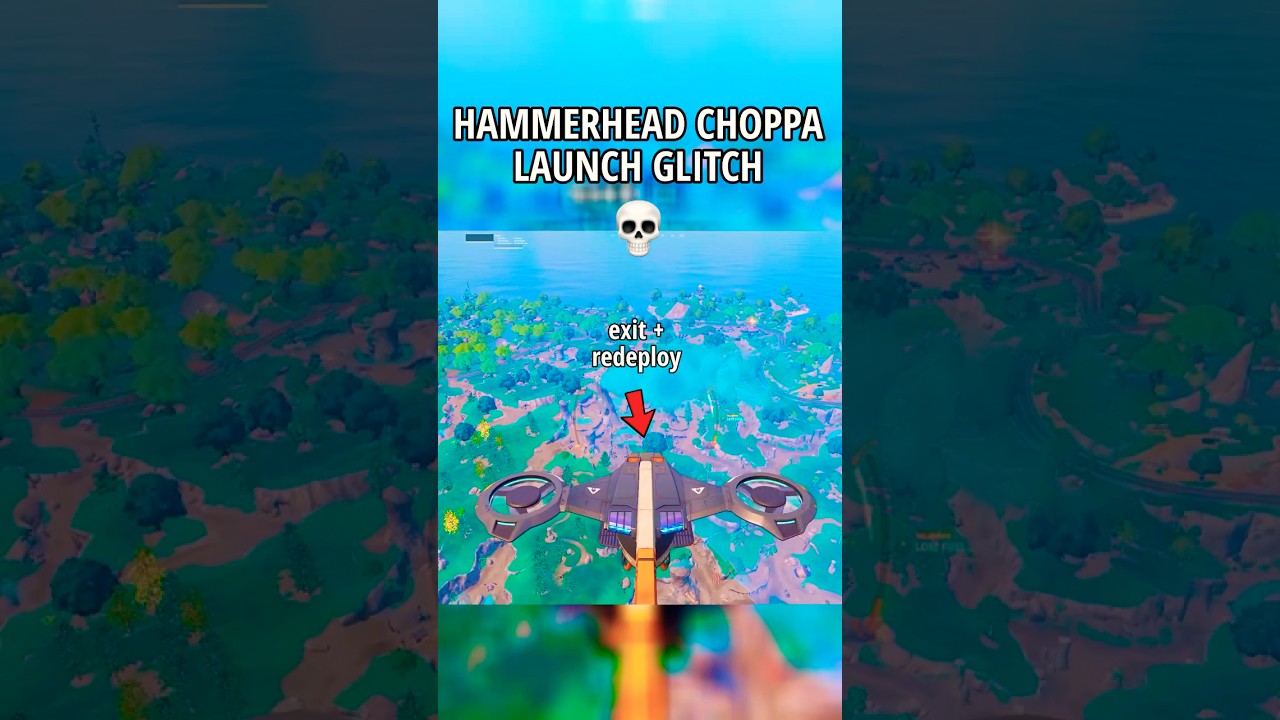 SECRET HAMMERHEAD CHOPPA LAUNCH GLITCH In Season 4... 💀 