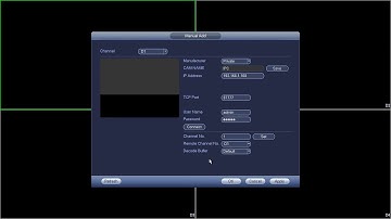 How to a Add Avalonix IP cameras to your NVR or DVR