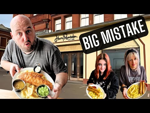 HARRY RAMSDENS in Blackpool was A BIG MISTAKE !!! - Never let THE WIFE choose the FISH & CHIP SHOP !