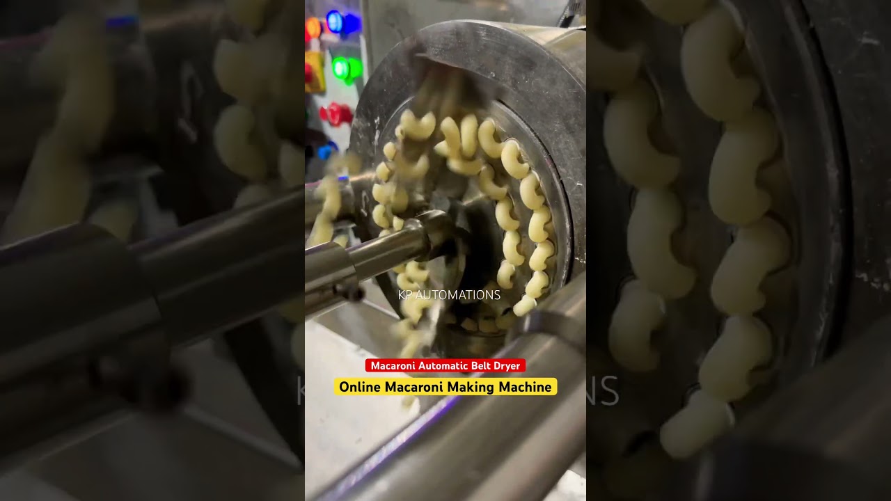 ￼automatic macaroni making machine macaroni pasta Belt dryer 