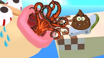 Sandwich Runner Max Levels Gameplay Terrible Death POOP & Garbage Sandwich 💩💩💩🥪