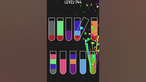 Water Sort Puzzle   level 744 !!! Mobile Cell Phone Game Walkthrough Android / Apple