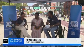 Charm City Live:  Stephon Dingle and Miana Massey talk with Fran Gnong from Fran's Organic Bodycare