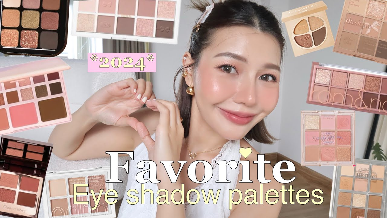 รวมพาเลตแต่งตาที่ชอบครึ่งปี 2024 💗 คัดมาแล้วว่าคุ้ม ใช้ได้จริงจ้า (eyeshadow palette)˚⟡| Lukmeerlw.