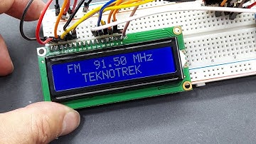 FM Radyo Alıcısı | Arduino, Si4703 Modül ve LCD Kullanarak #fmradio #fmreceiver