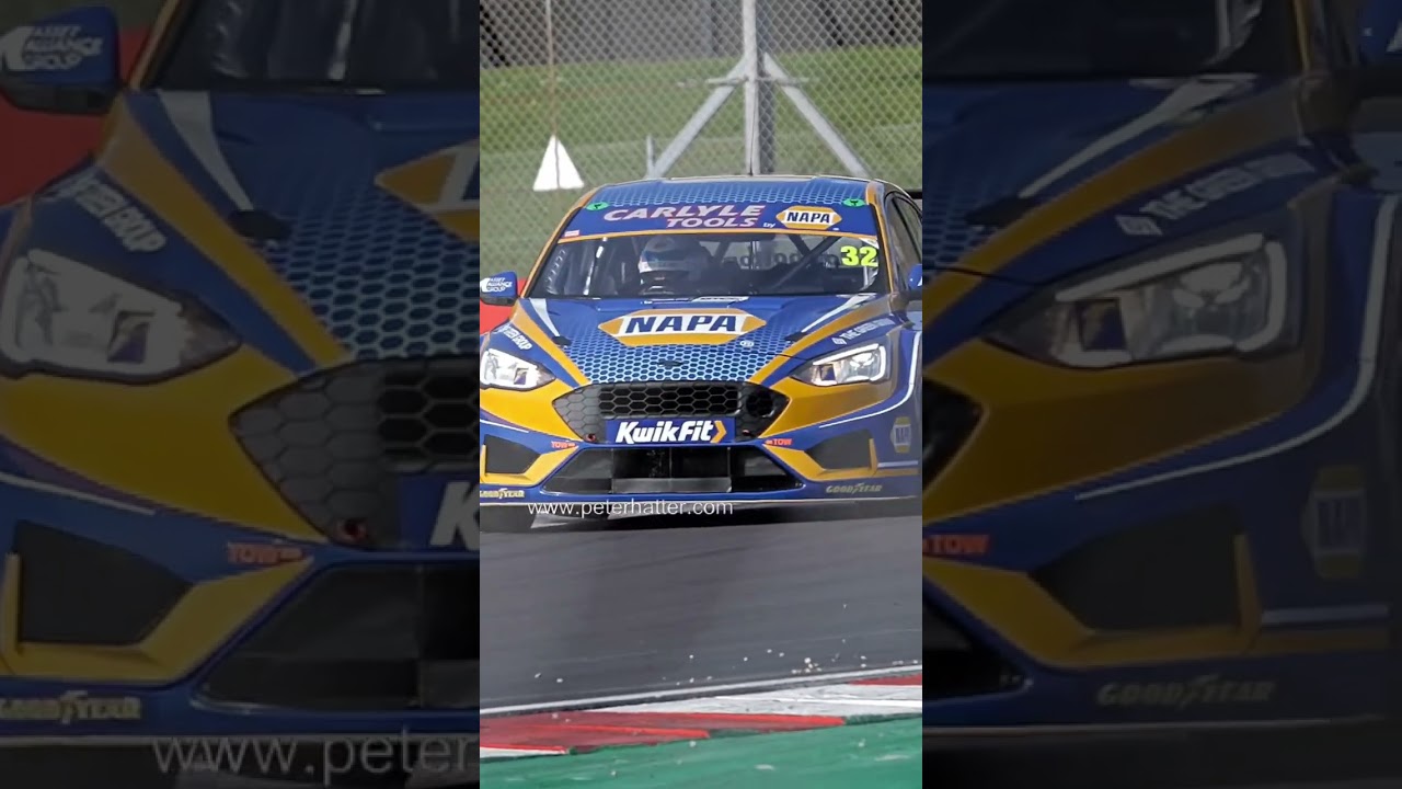 BTCC testing with Daniel Rowbottom out in NAPA Racing’s Ford Focus at Donington Park 23/02/2023.