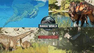 Natural Cliffs Workshop Map Showcase [4k] | Jurassic World Evolution 3