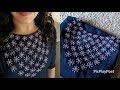Simple and elegant embroidery for plain kurthi | hand embroidery