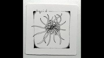 Tangle Pattern Tutorial - Squid