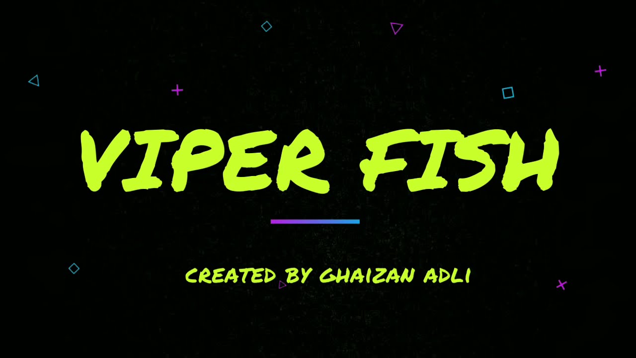 Menggambar VIPER FISH