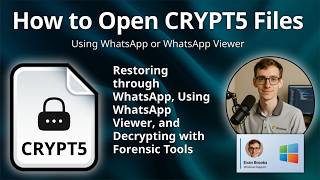 How to Open CRYPT5 Files (WhatsApp Encrypted Database)