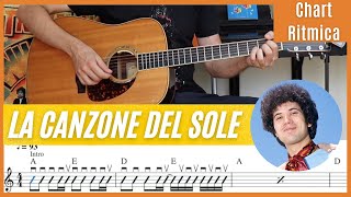 Video thumbnail of "La Canzone del Sole | Lucio Battisti | Tutorial Chitarra | Accordi"