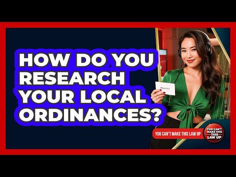 Local Codes And Ordinances