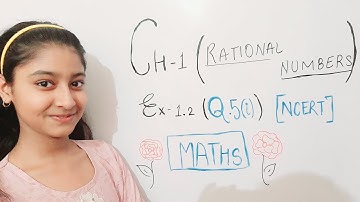 Ch 1 | Rational Numbers | Q5(i) - Ex 1.2 | NCERT Mathematics Solution Class 8 | Class 8 Maths