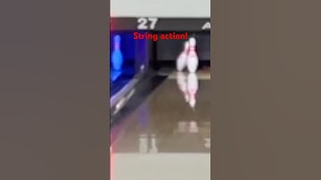 String pin action! opinions on string pins? #bowling