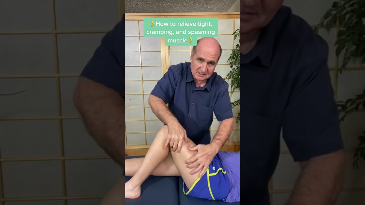 How To Relieve Tight Cramping And Spasming Muscle Cramps Chiropractor Doctor
