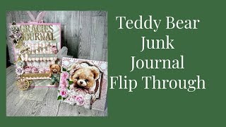 Teddy Bear Picnic Junk Journal Flip Through