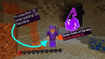 The BEST Way to Kill Someone With NETHERITE ARMOR(max enchanted)