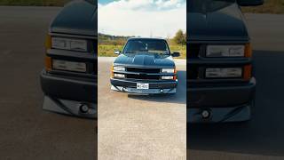 Custom Digital Dash Swap on this OBS Chevy #obschevy #obs #obstruck #customtrucks #droppedtrucks